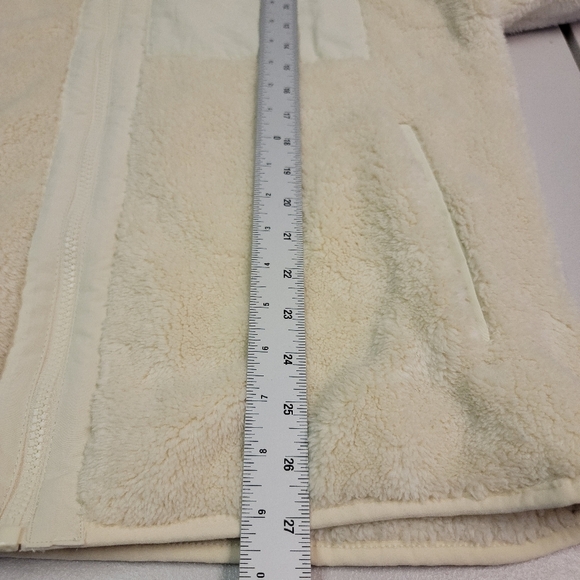 Goodfellow & Co Cream Sherpa Fleece Zip-up Jacket Size XL - Picture 4 of 6